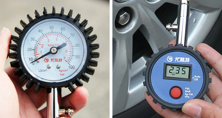 充气表怎么看轮胎气压(轮胎气压单位bar和kpa)