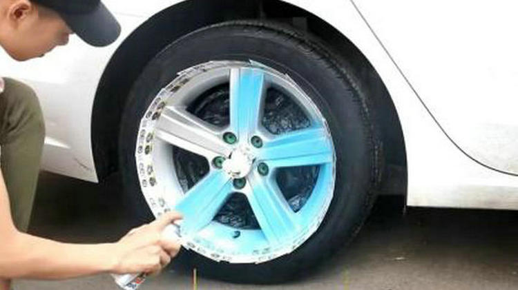 车轮钢圈刮擦如何修复