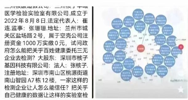 拥有35家核酸公司 张姗姗遭网友质疑，网友：哪里就有她的公司，哪里有疫情