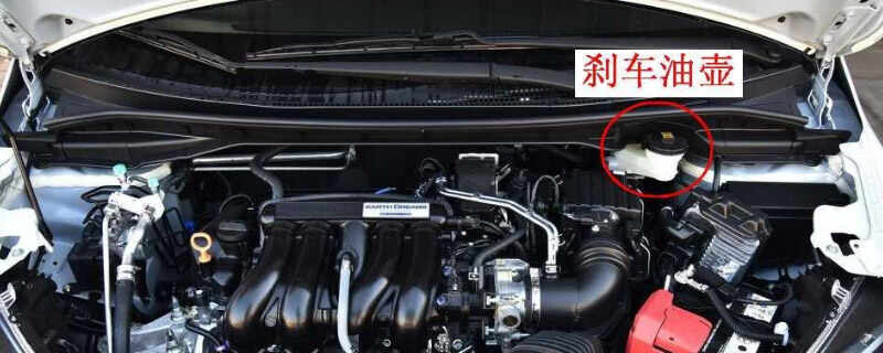 刹车油在汽车的什么位置