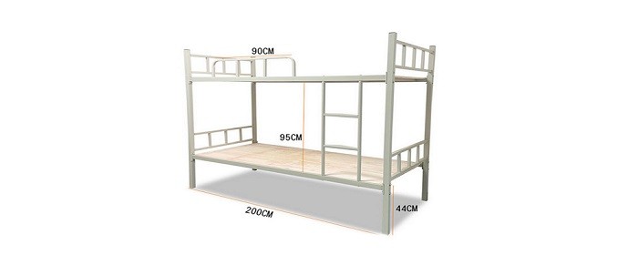 上下铺铁架子床尺寸(上下铺尺寸标准)